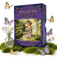 Mensajes Mágicos de las Hadas Cartas Oráculo.Español Idioma. con Significado en las Cartas y Consejos de Ángeles