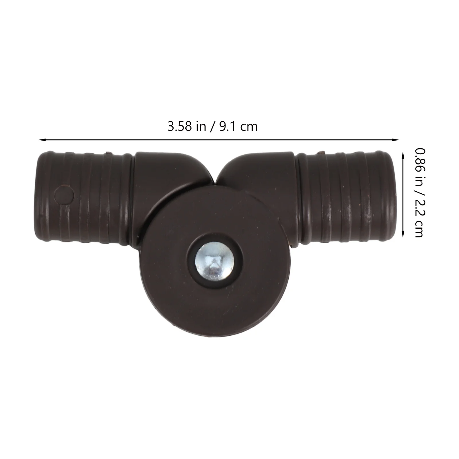 1 Paar runde Kunststoff-Ersatzteile mit Scharnier für Camping, Strand, Liegestuhl, faltbares Lounge-Stuhl-Zubehör