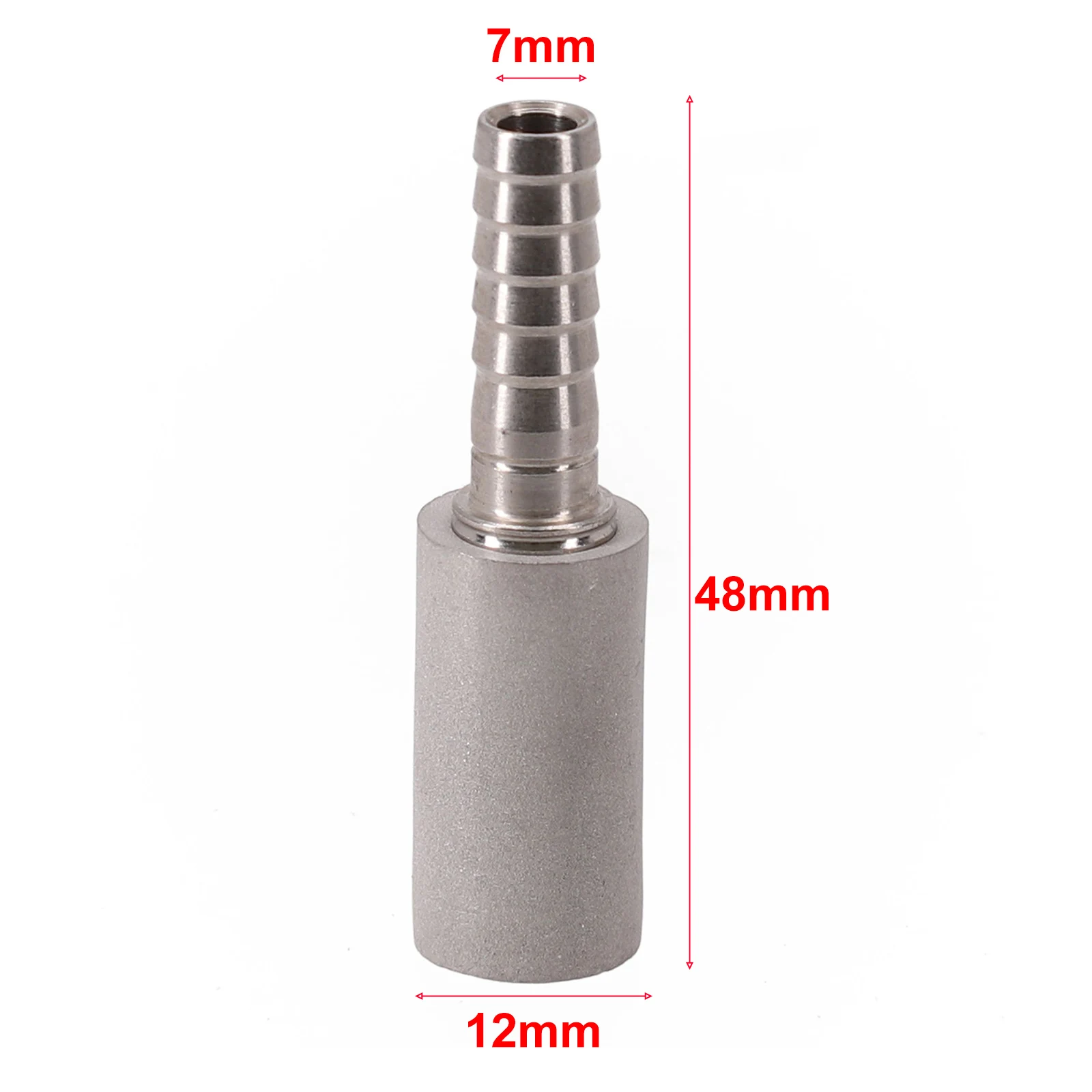 Brand New For Beer Wine Making Diffusion Stone Aeration Stone Silvery 0.5 /2 Micrometre 1pc 48x12x7mm Accessories