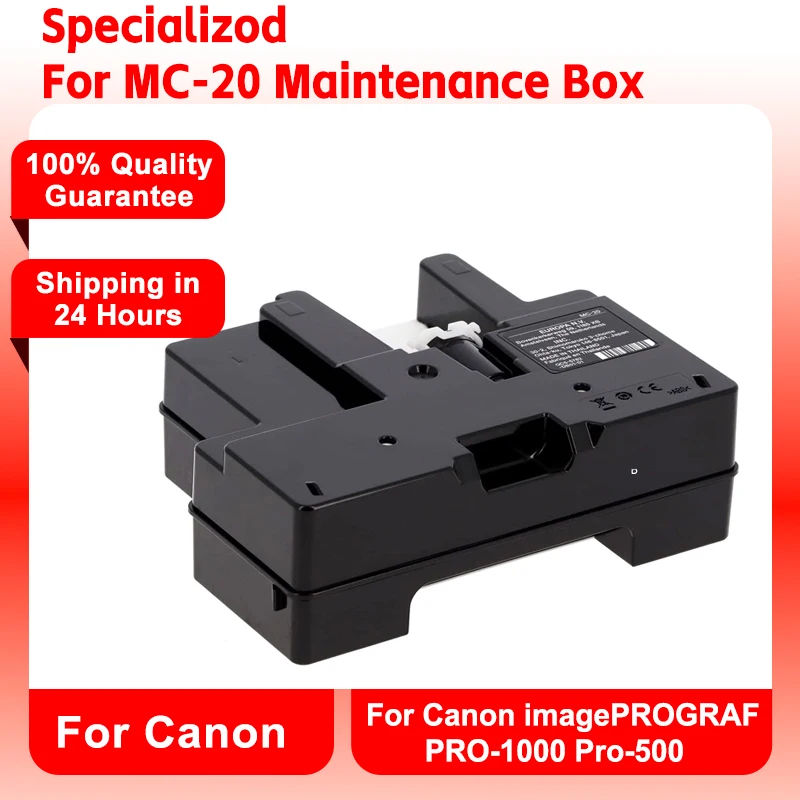 

GACINK For Canon MC 20 Maintenance Box MC-20 MC20 with Stable Chip for Canon PRO-1000 PRO-500 PFI-50 Printer