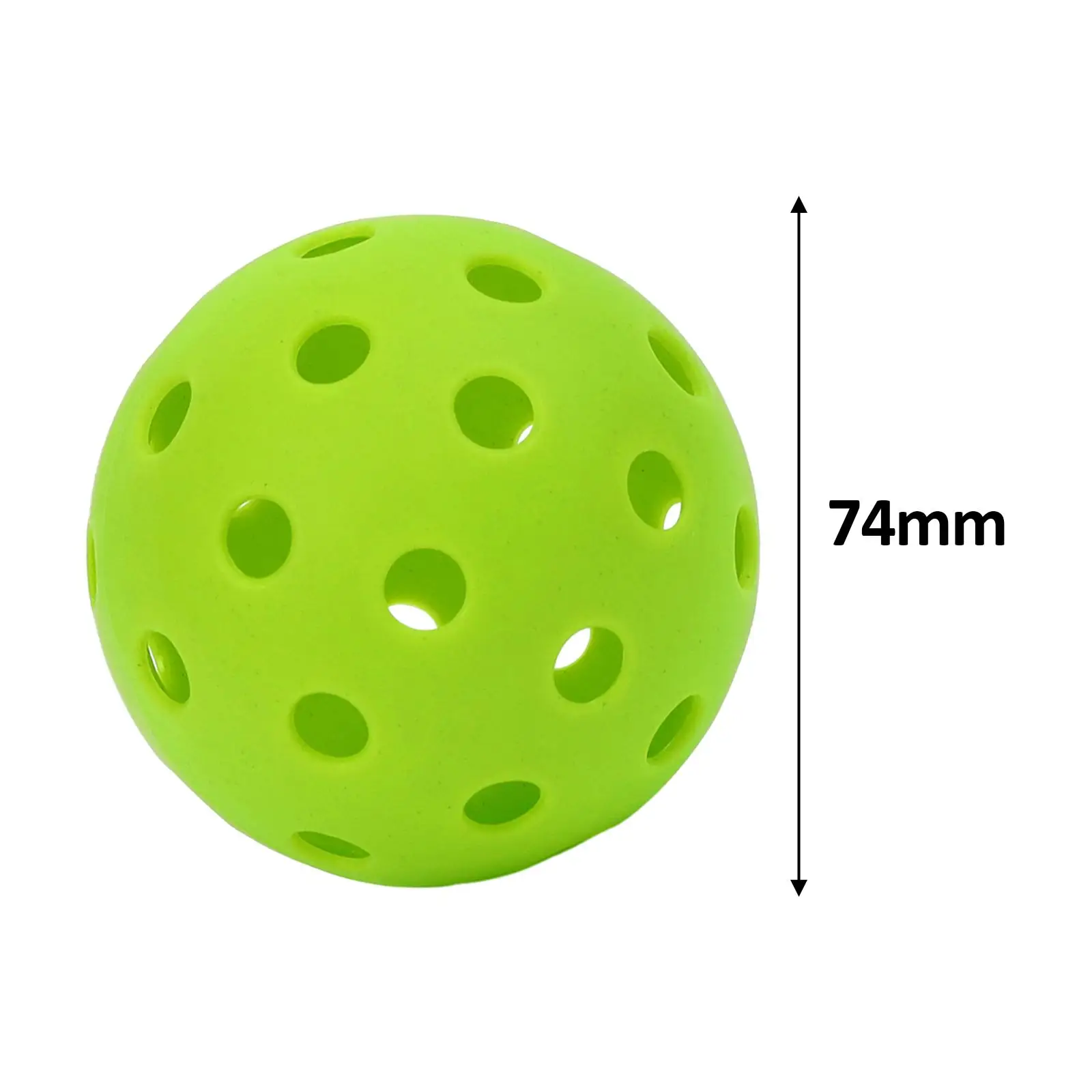 LED Light up Pickleball Ball Durable with 40 Small Precisely Drilled Holes