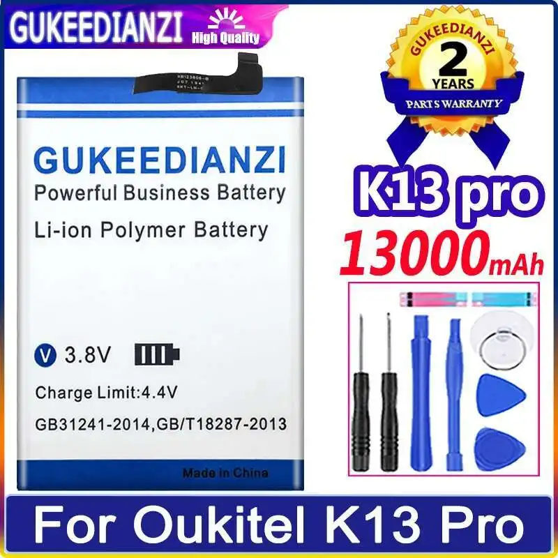 

For Oukitel K13 Pro K13pro Durable Mobile Phone Battery 13000Mah