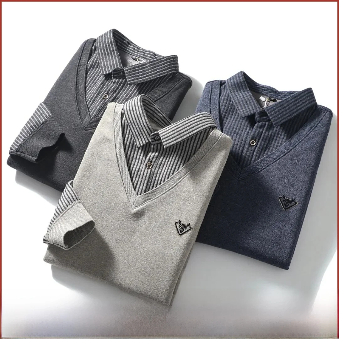 

Value for Money Fce Lined Thiened Мужской трикотаж Faion Busin с воротником-стойкой, осень-зима, цвет с v-образным вырезом