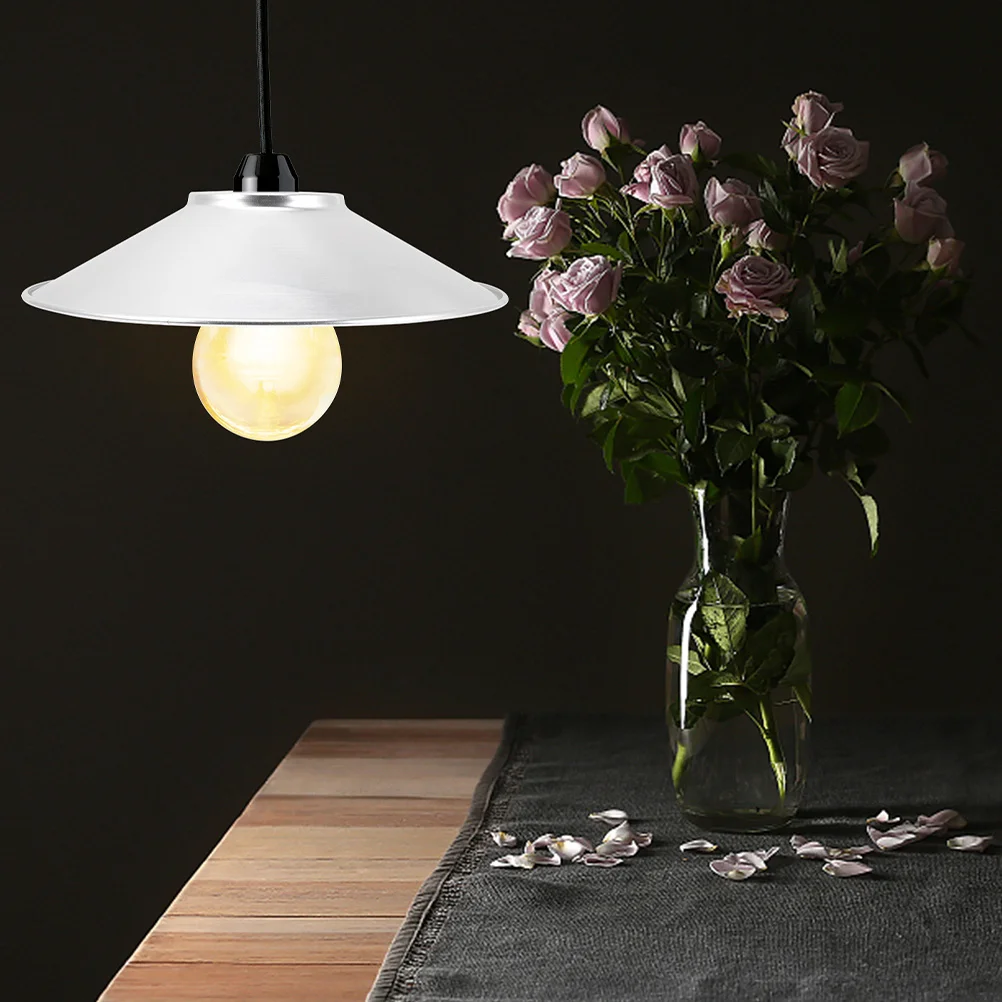 

Medium Size Aluminum Outdoor Waterproof Industrial Lamp Shade Reflective Workshop Factory Light Cover Lamp Shade Harp