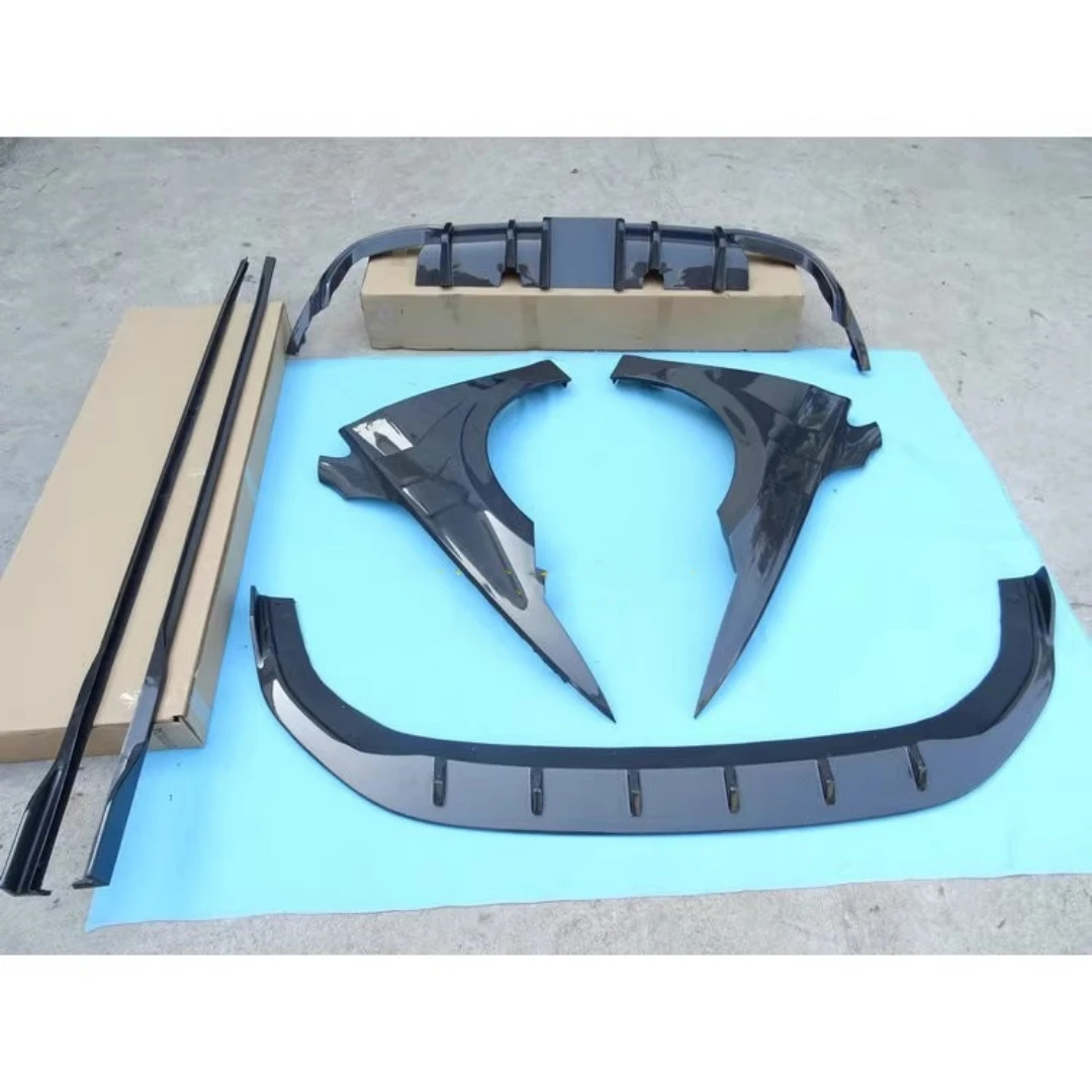 

Front Rear lip assembly for Volkswagen vw Golf 8 Modified Fender side skirt carbon fiber body kit Auto Accessories