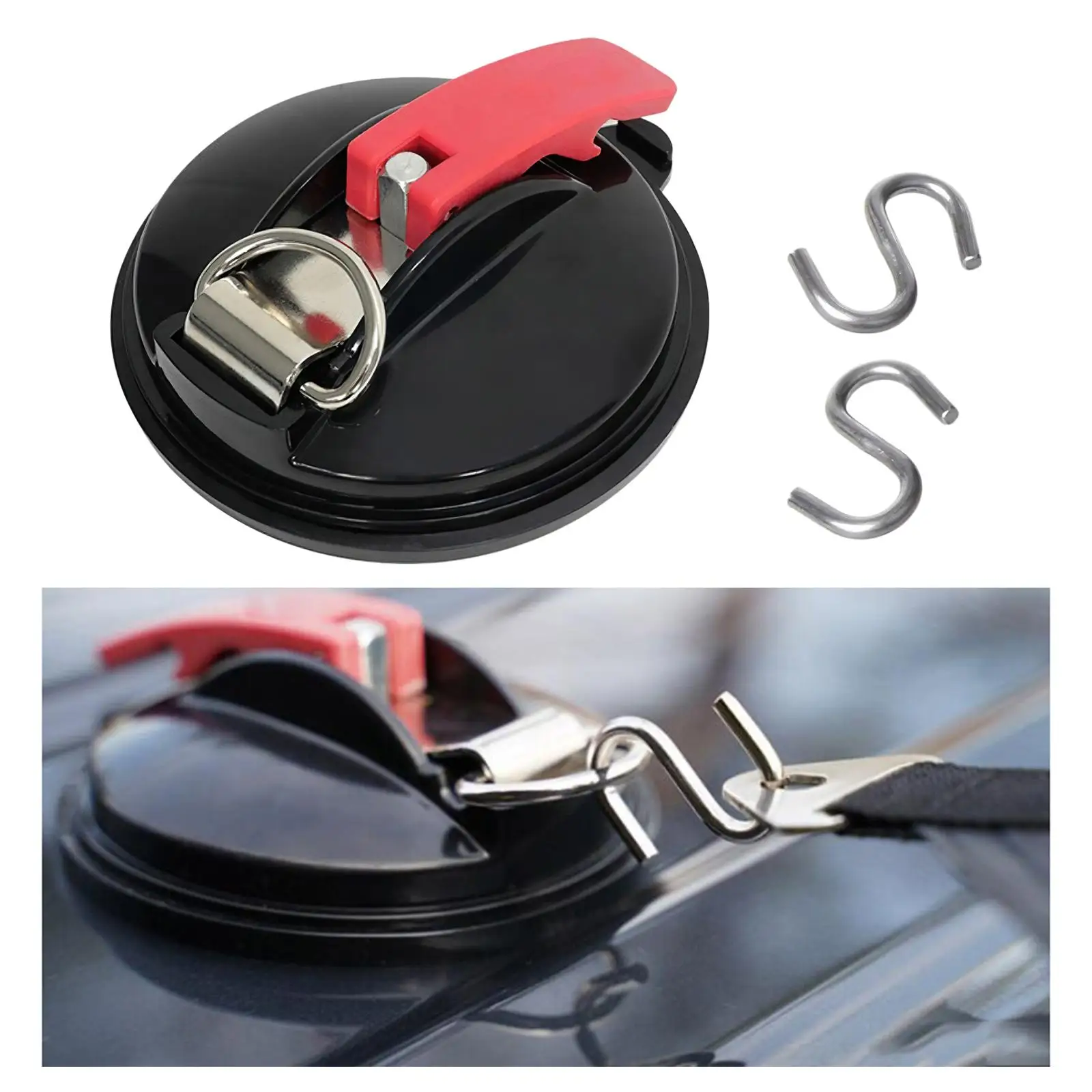 Multi‑Function Car Mount Tents with Powerful Suction Cup Anchor & S‑Hook
