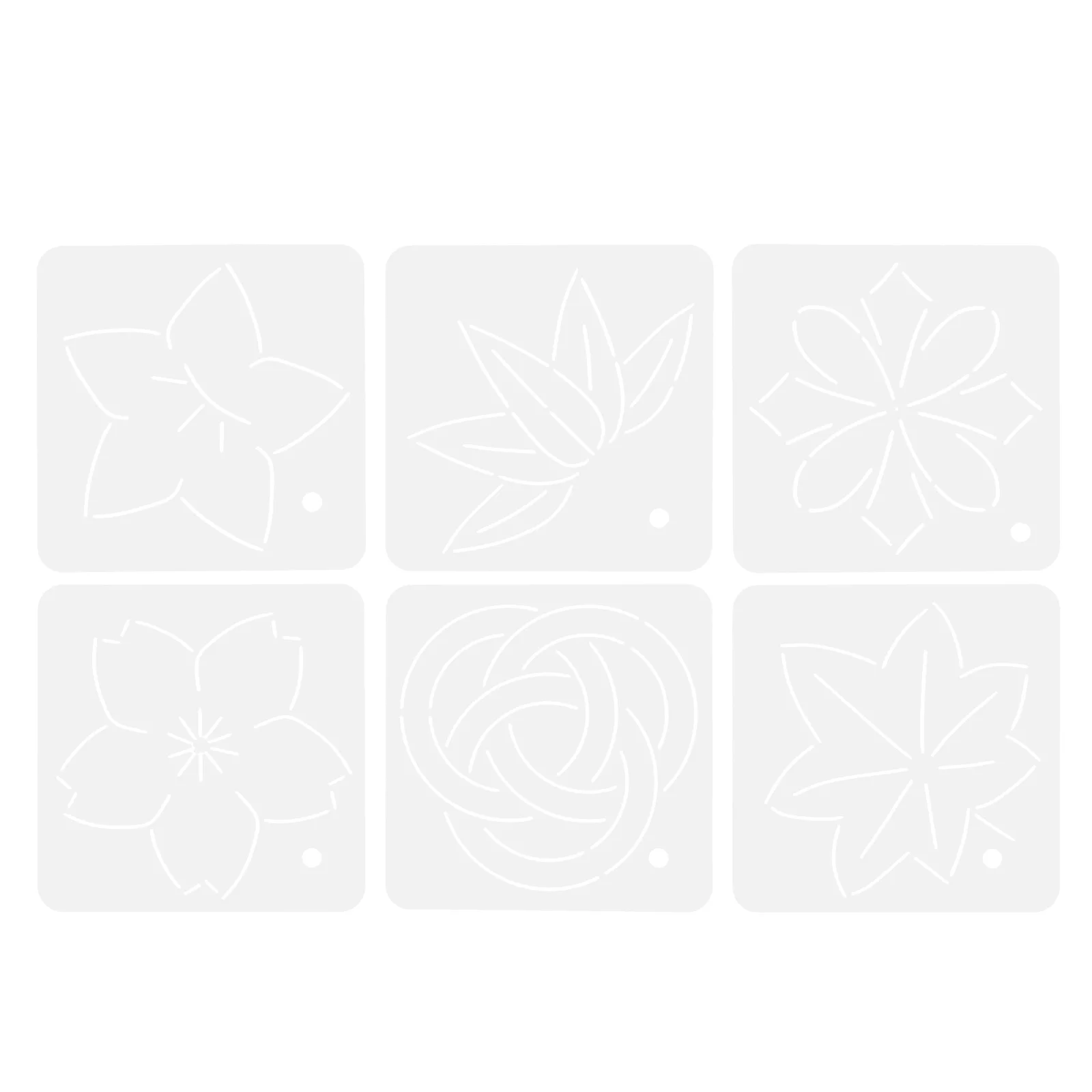 

6Pcs DIY Quilting Templates Acrylic Sewing Rulers Embroidery Patchwork Stencils Sewing Accessories Craft Supplies