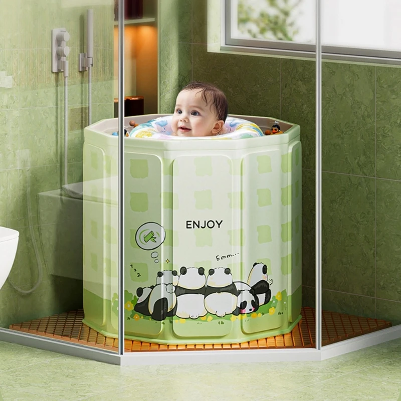 Transportable Childrens Pliable Soaking Pool With Warm Insulation Layer Not Inflatable Plan Easy Arrange Outdoor Indoor A2UB