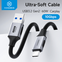Hagibis USB C Cable USB A to USB C Charger Cord Fast Charging High Speed Date for iPhone 17 16 Pro iPad Pixel Samsung Carplay