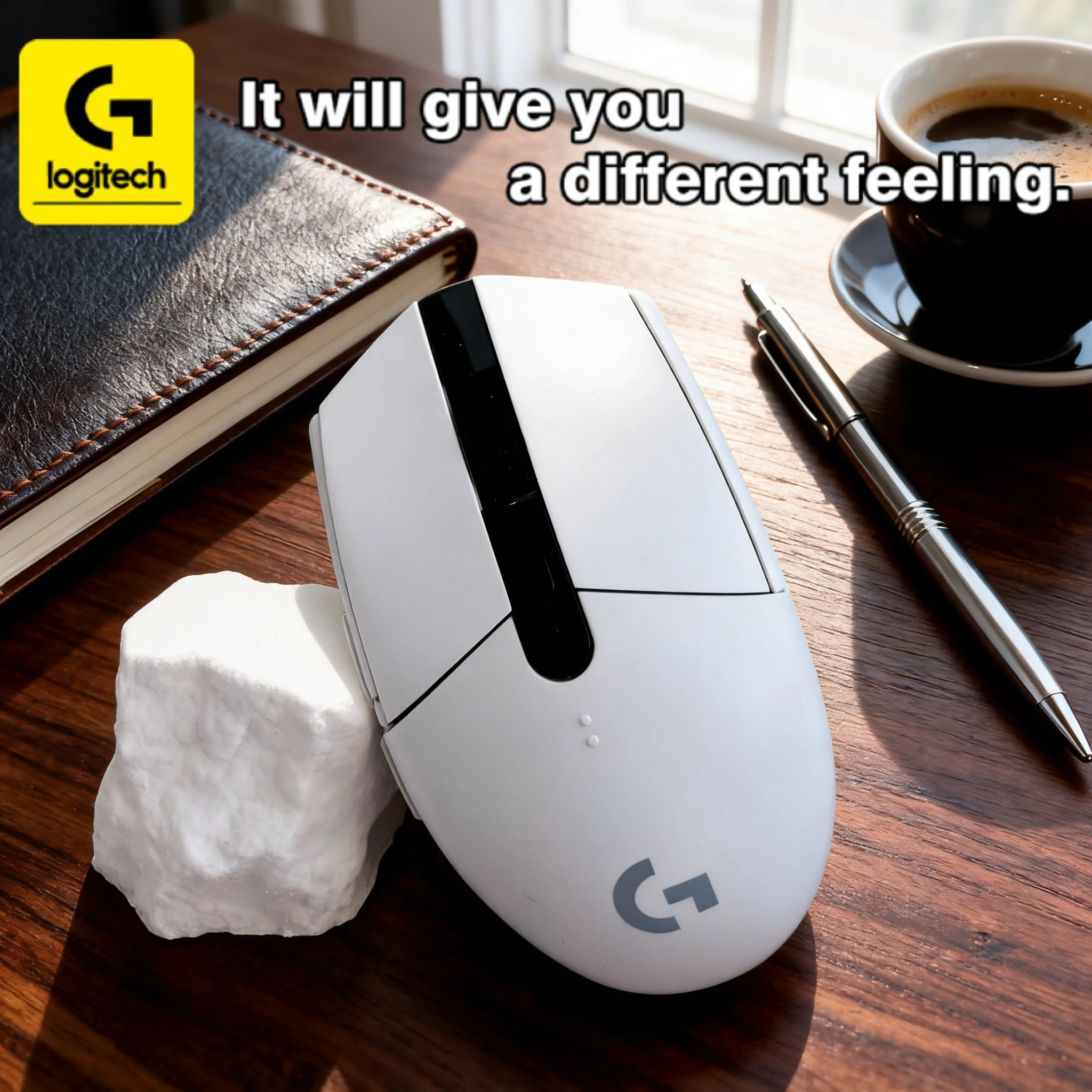 Logitech G304/G402/G203 HERO sensor gaming mouse, 6 programmable buttons, USB interface, plug and play without driver.