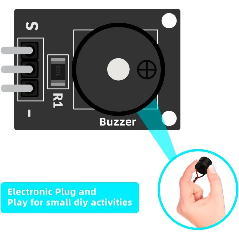 30Pcs DC 12V Electronic DC Buzzer 5v Alarm Active Electromagnetic Piezo Beep Sound ABS Housing 85dB Wired 5.5MM Connector Black