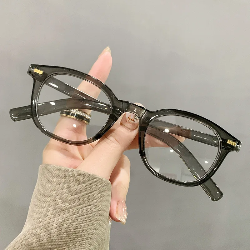 Square Computer Glasses Frame Women Men Anti Blue Light Rectangle Eyewear Blocking Optical Spectacle Eyeglasses for Male Female view 3