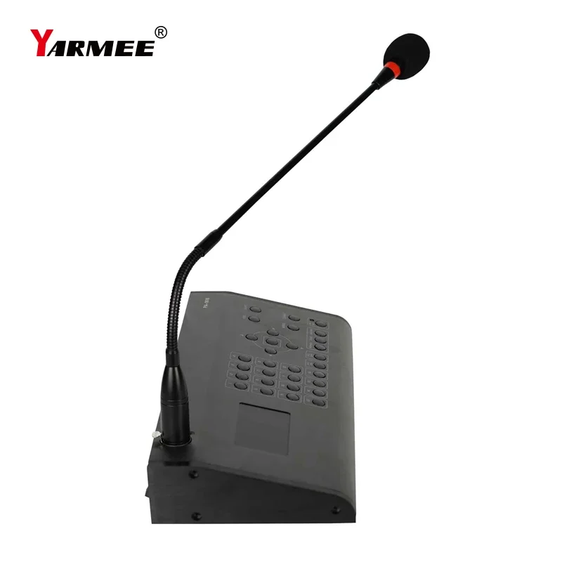 Public Address System Multi functional Remote Intelligent Paging Station for Broadcasting System