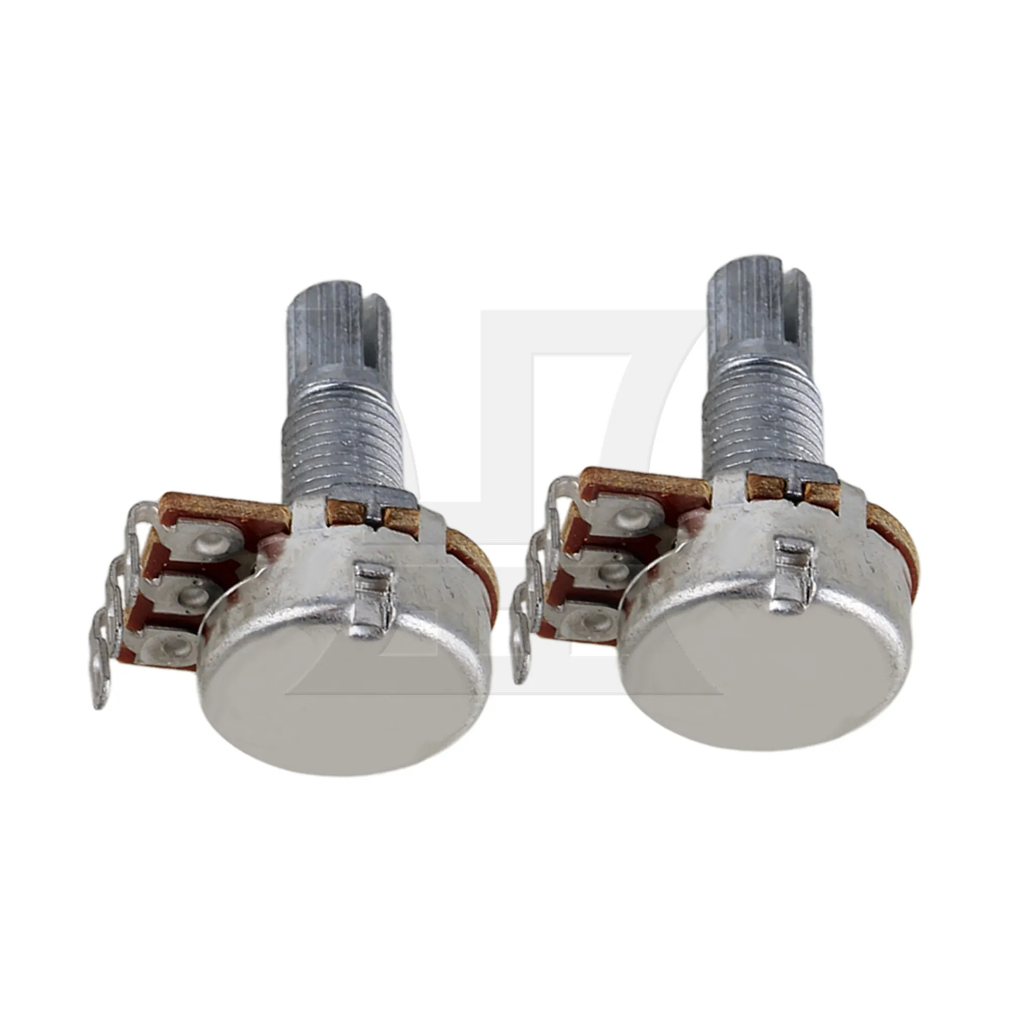 

Yibuy 1pc A250K Tone Potentiometer Long Axis 18mm Chrome Color for Guitar Volume Tone Adjustment Potentiometer