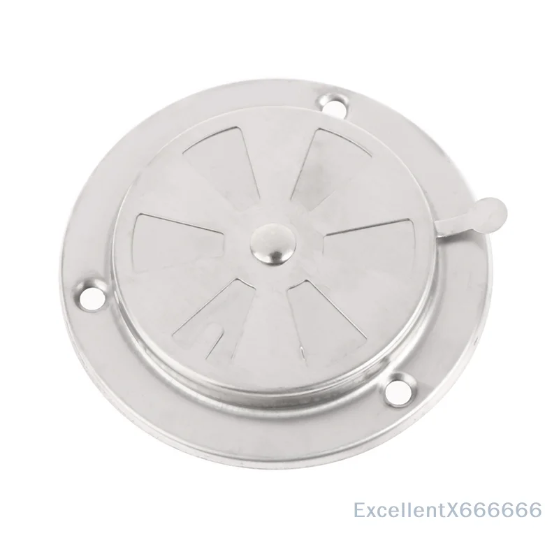95/125mm BBQ Grill Smoker Exhaust Vent Stove Adjustable Air Vent Grille Round Ducting Ventilation Grilles Cover 5