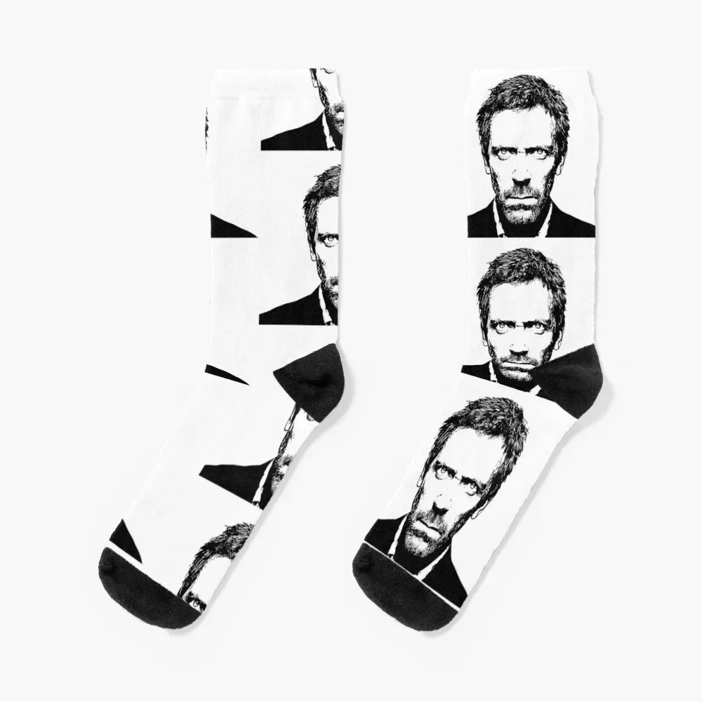 

Dr. Gregory | House Socks floral Antiskid soccer Stockings gifts Luxury Woman Socks Men's