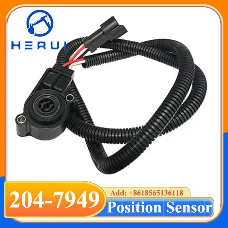 

High Quality Throttle Sensor 204-7949 2047949 Position Sensor for Caterpillar 826G 825G 950G 962G