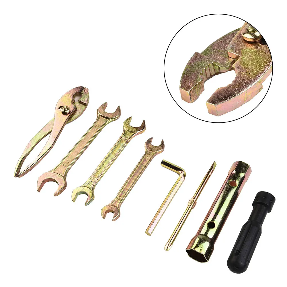 7Pcs Motorcycle Universal Repair Tool Set Screwdriver Pliers Sleeve Wrenches Kits For Honda For Kawasaki For Suzuki