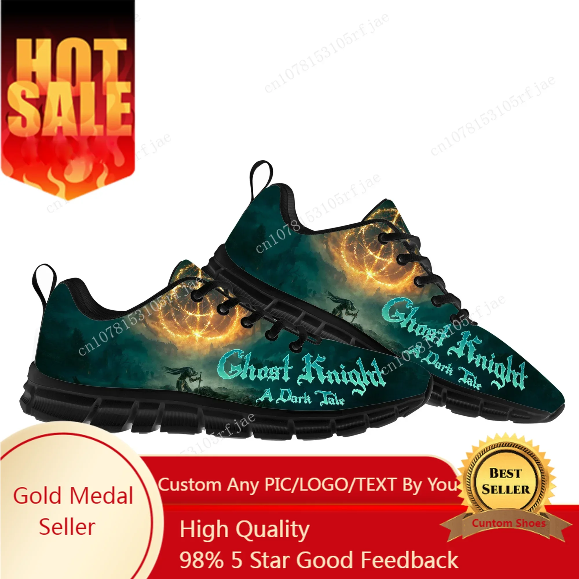 

Hot Cartoon Game Ghost Knight Sports Shoes Men Women Teenager Sneakers Sneaker Custom Built Shoes