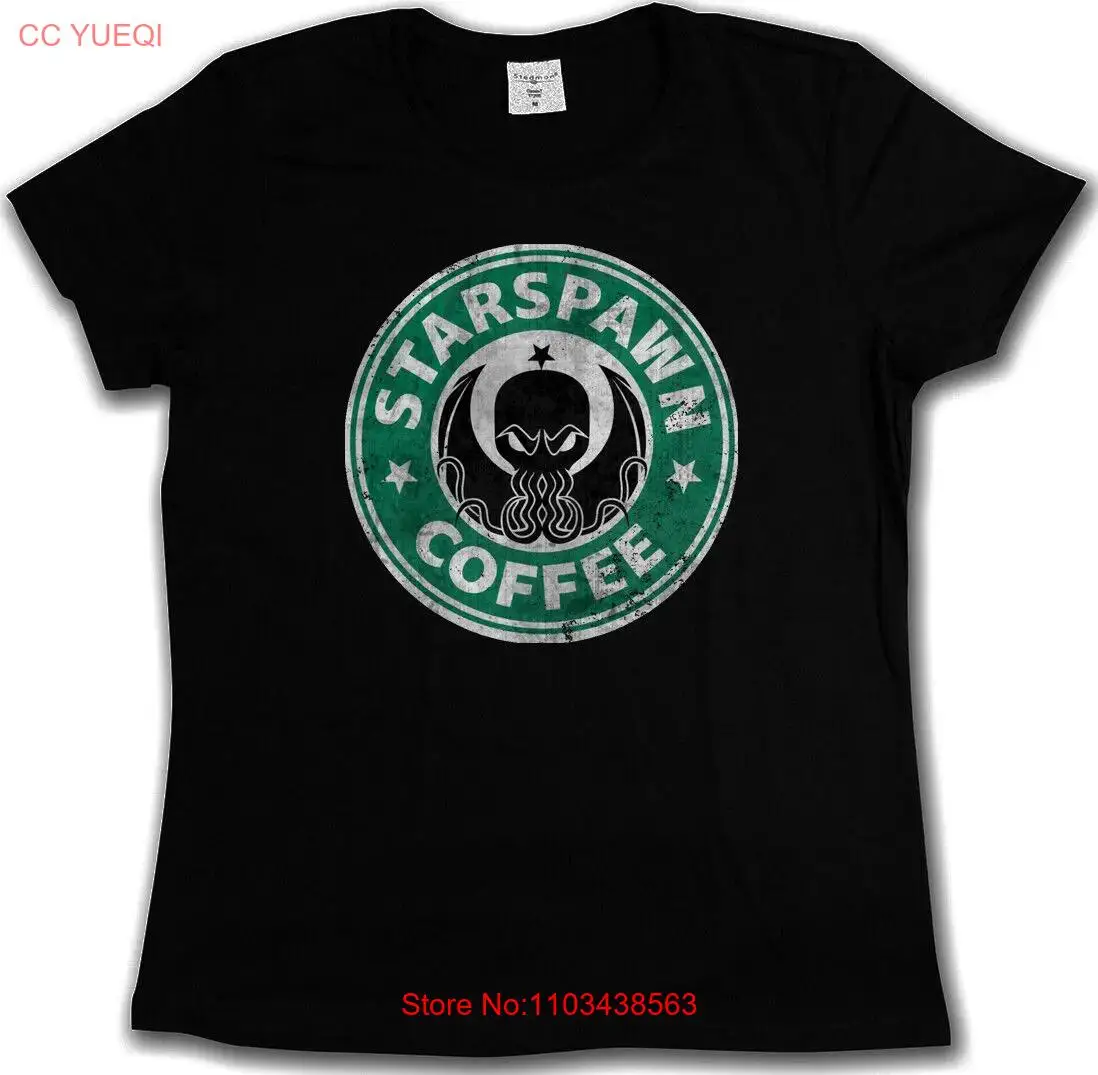 Кофейная футболка STARSPAWN-arкхэм Lovecraft Marsh Miskatonic Spawn Cthulhu