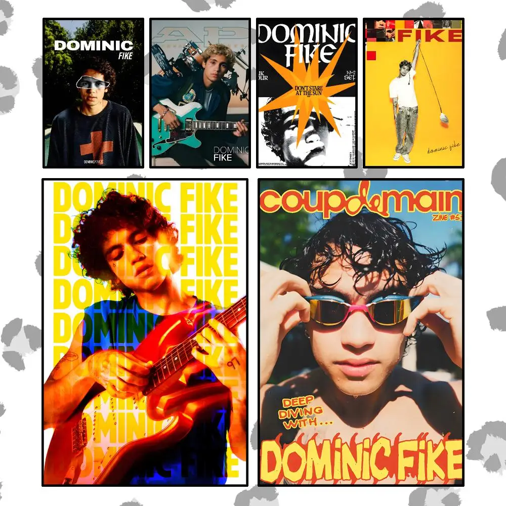 Singer Indie Dominic Fike Poster Wall Art Poster Waterproof PP Print Peel And Stick Removable Self Adhesive Home Decor