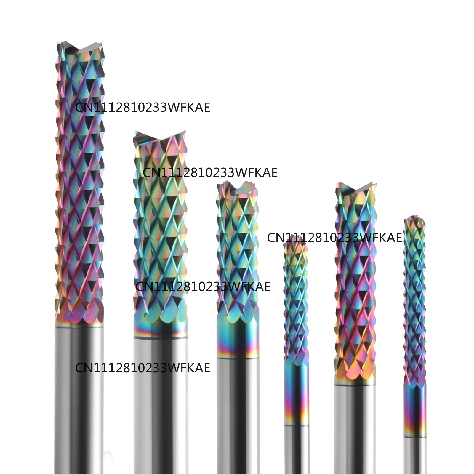 PCB Corn Endmill Milling Cutter 3.175mm 4mm 6mm 8mm DLC Coated Engraving Router Bit  For Circuit Board CNC Tool