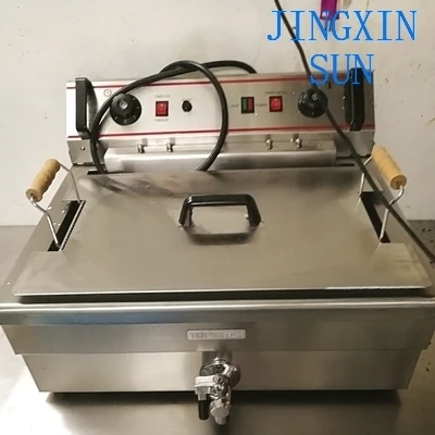 20L Electric Fryer Commercial Single-tank Fryer Electrical Frying Oven Commercial French Fries Frying Machine