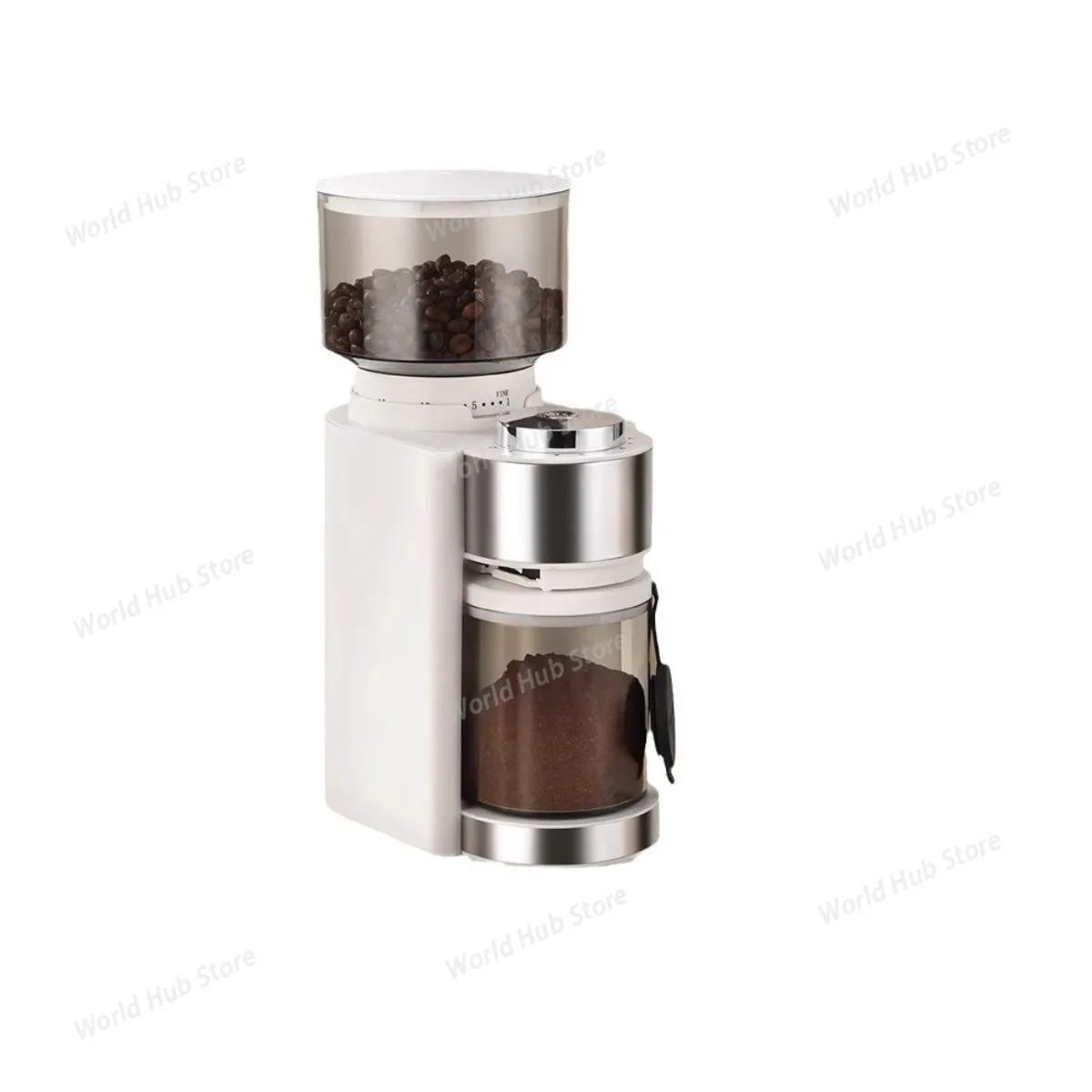 

Electric bean grinder coffee bean grinder hand-operated Italian grinder household small size coarse and fine can be researched