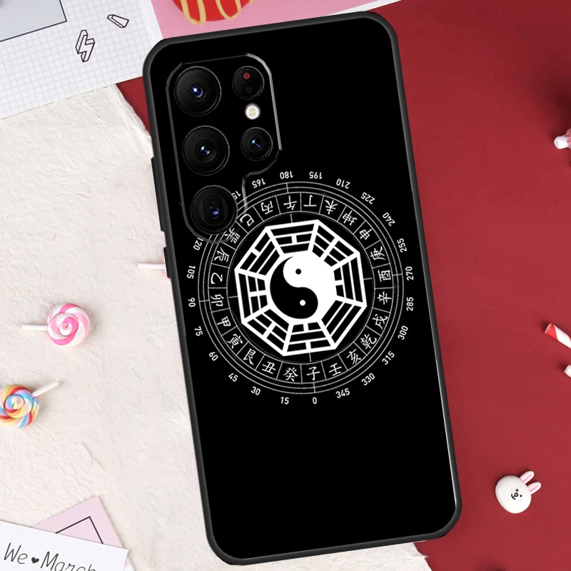 Eight Diagrams Taiji Yin Yang Case For Samsung Galaxy S23 S22 Ultra S21 FE S20 FE S10 S9 S8 Note 10 Plus 20 Ultra Coque