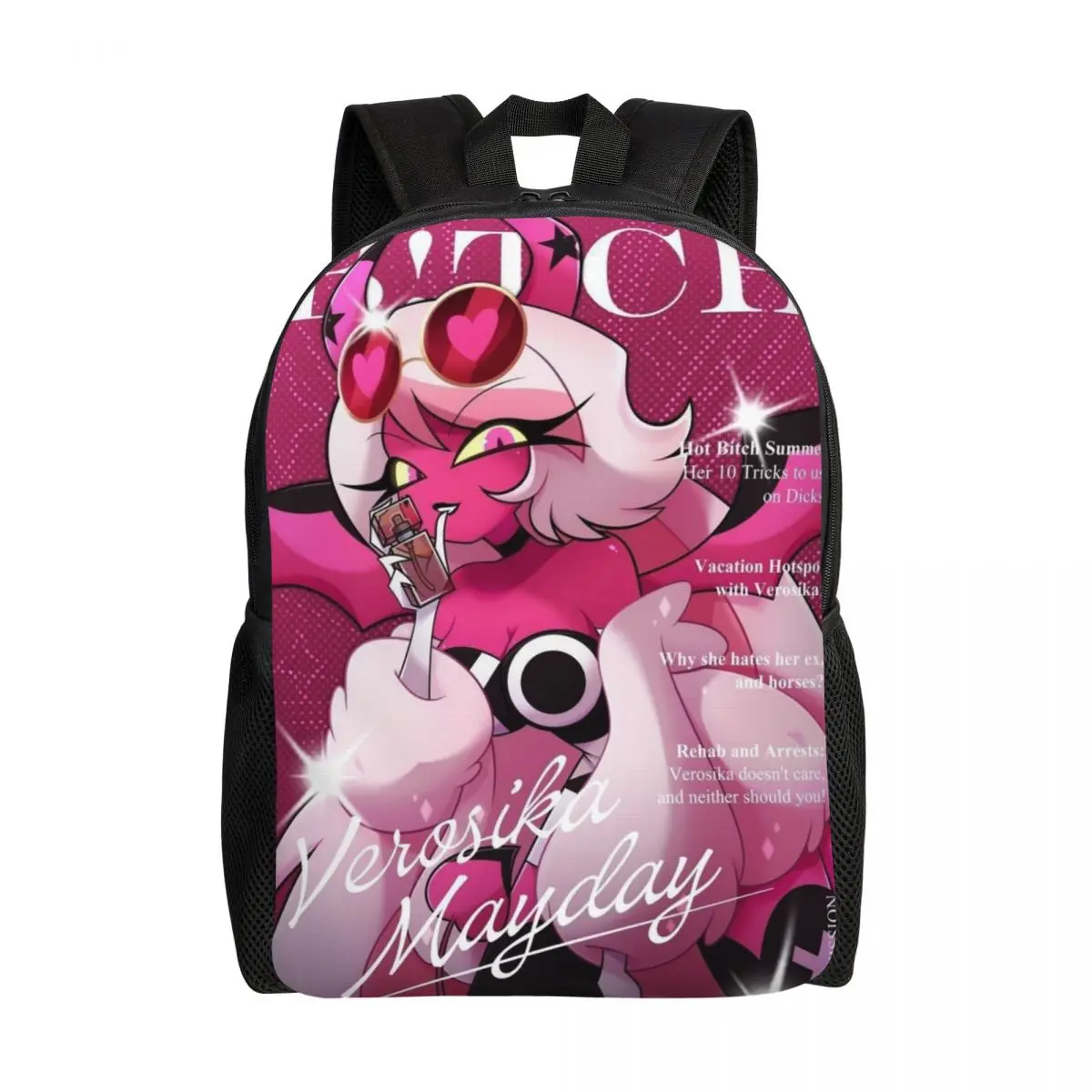 

Alastor Vox Hazbins отели маленький детский рюкзак для девочек и мальчиков рюкзаки для детского сада с героями мультфильмов школьная сумка