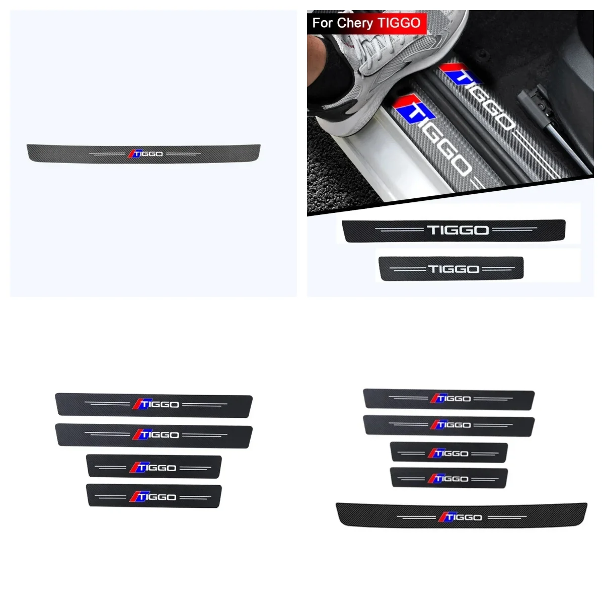 Auto Threshold Trunk Bumper Wear‑Resistant Protective Decal for Chery Tiggo 5X 7 Pro 8 Pro Omoda C5 Jaecoo J7 Car Modification P