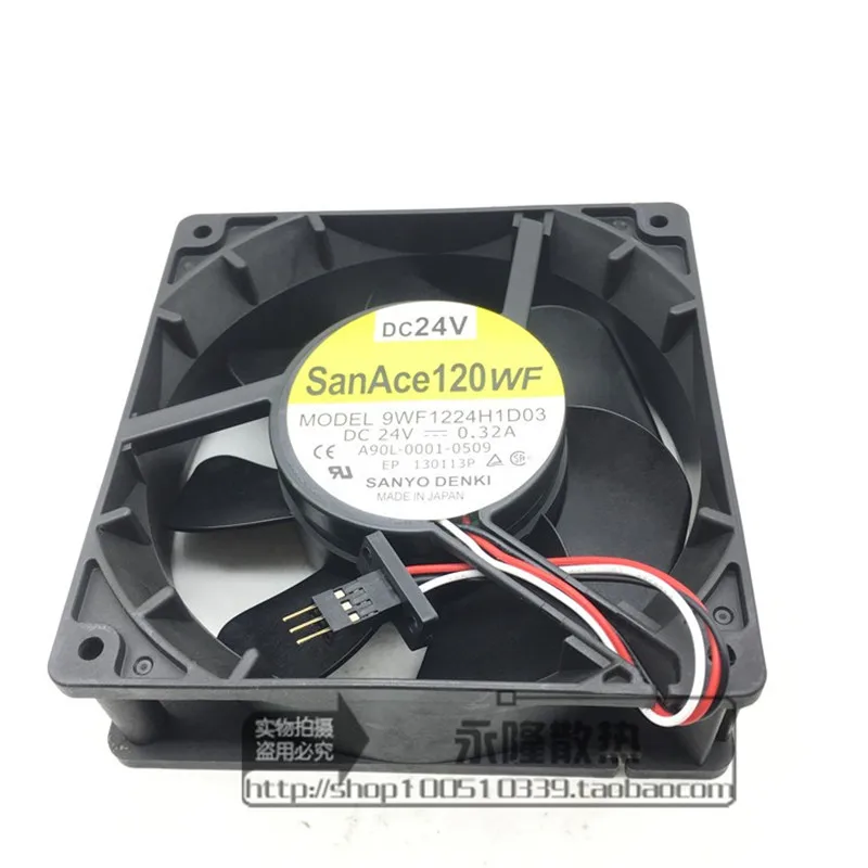 ต้นฉบับ12ซม. 120*120*38มม. 24V 0.32A 9WF1224H1D03ระบบ Fanuc พัดลมทำความเย็น