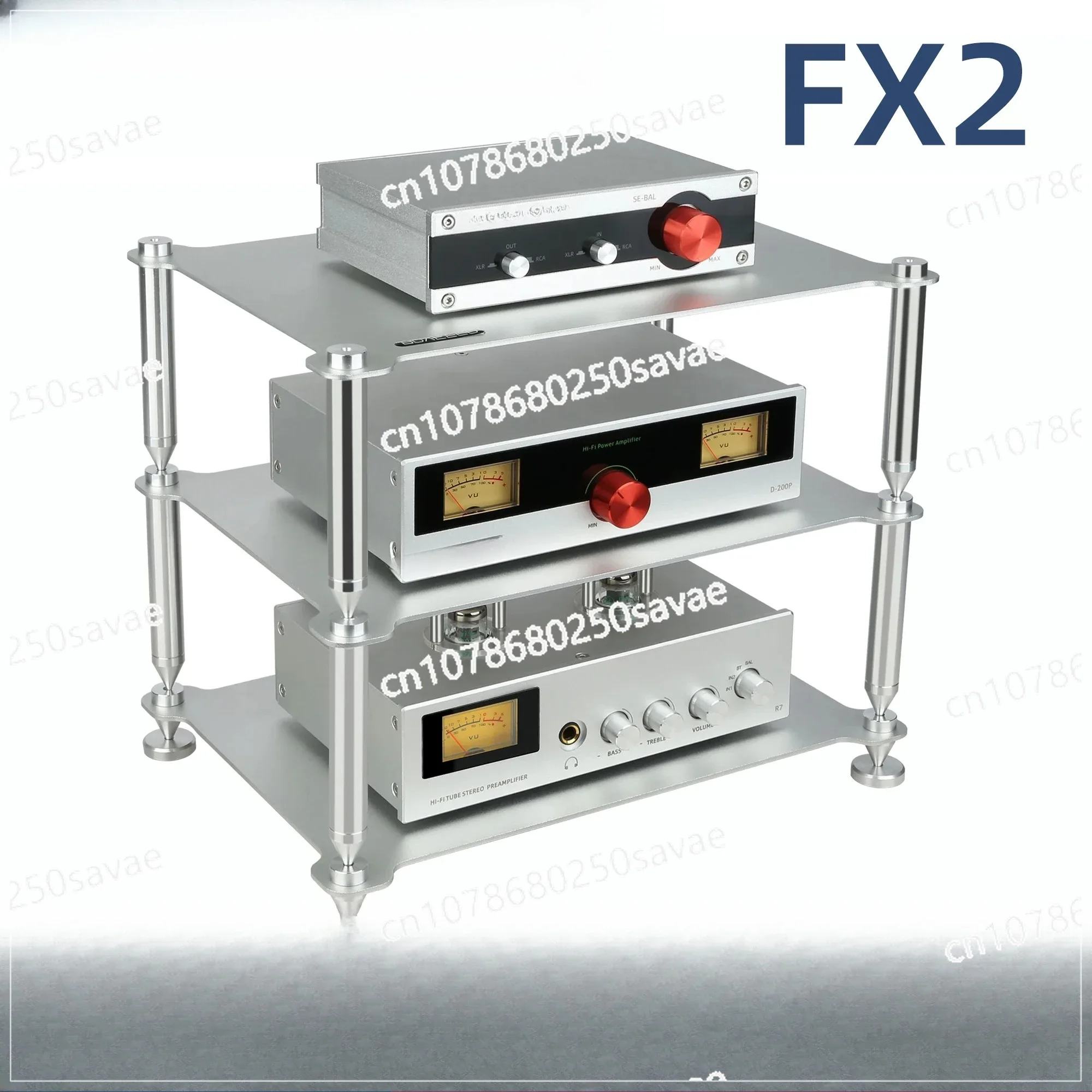 Desktop Audio Equipment Rack HIFI Headphone Amplifier DAC Rack Aluminum Alloy Triple Split Structure HIFI Racks