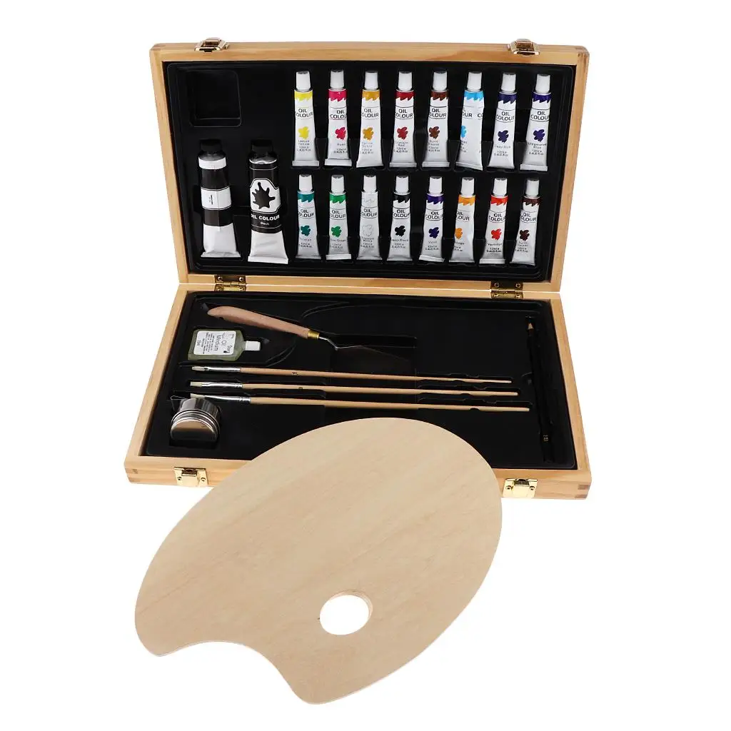 27-Piece Art Set, Art Supplies for Painting and Drawing, Box Includes Acrylic , Pencil, Painting Brushes, Tools