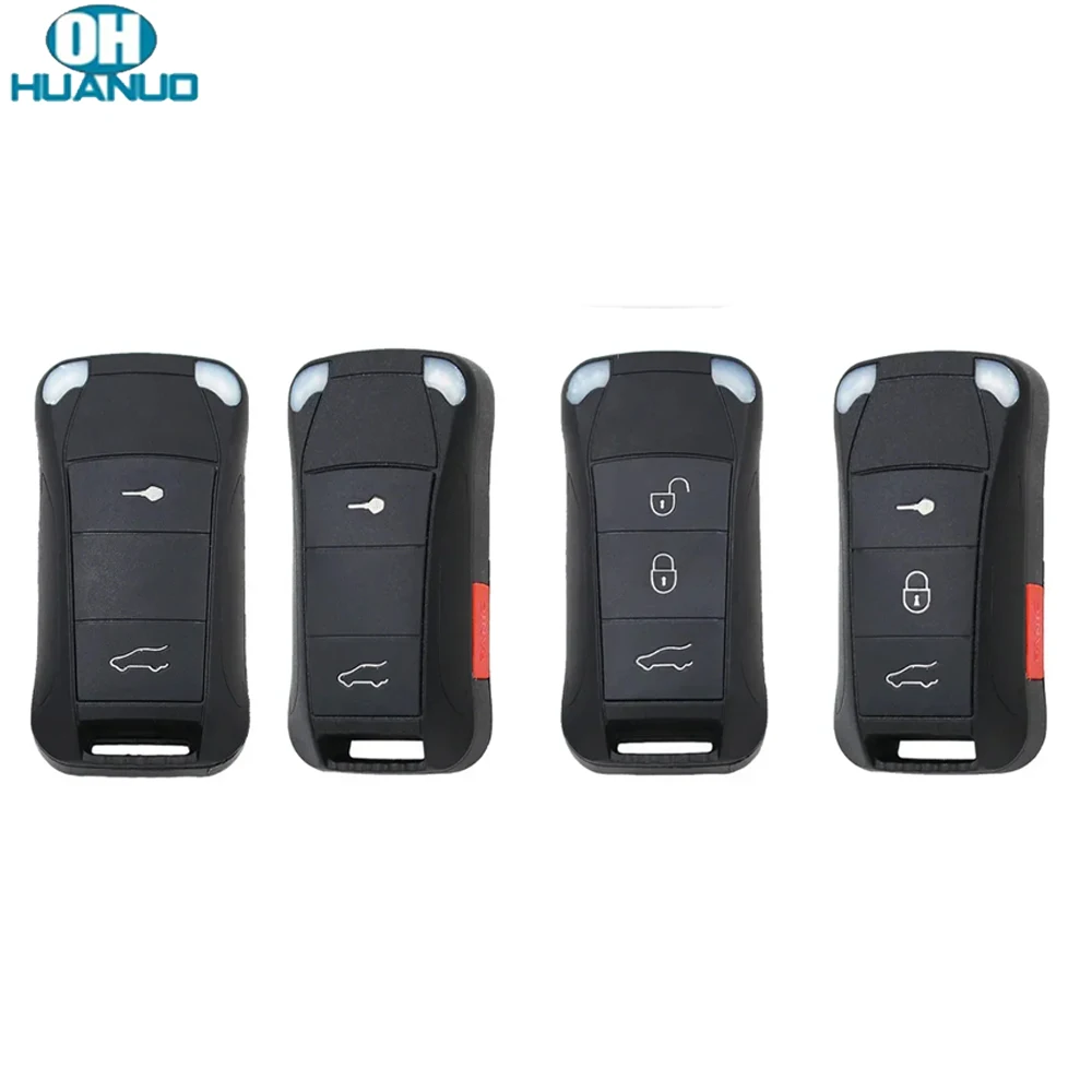 2 knop afstandsbediening sleutel Fob Case Shell vervanging voor Porsche