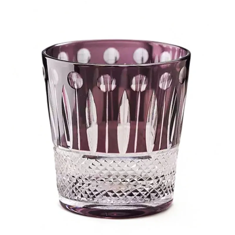 

Crystal glass wine glass, whiskey cup, hand-carved glass gift box.