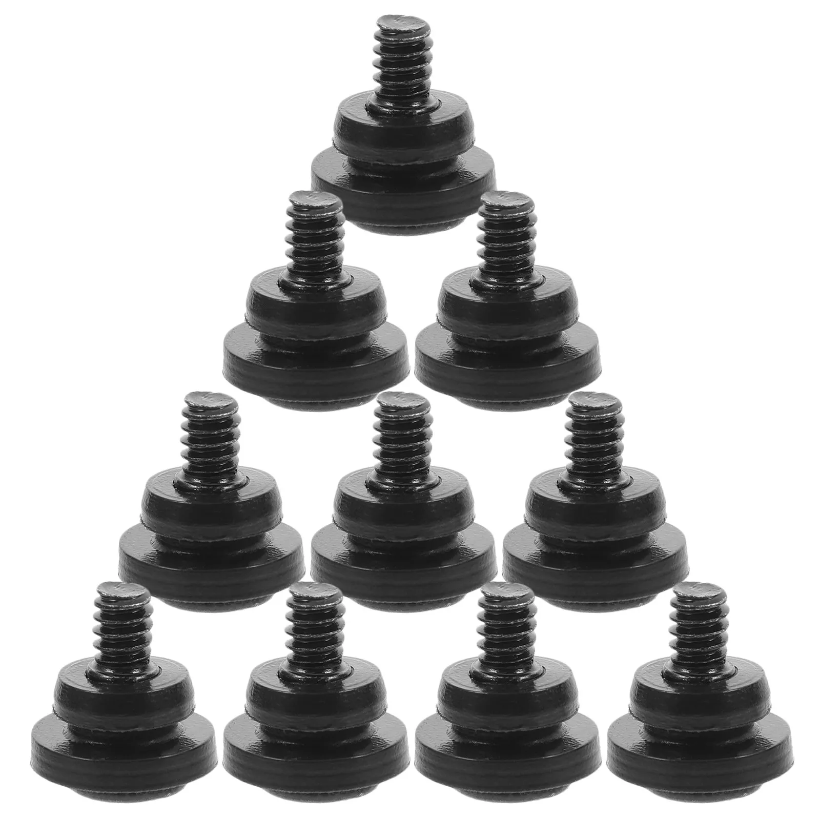 10Pcs Computer Hard Drive Screws Hdd Shock Absorption Screws Easy Install Vibration Resistant for Desktop Laptop SSD Repair