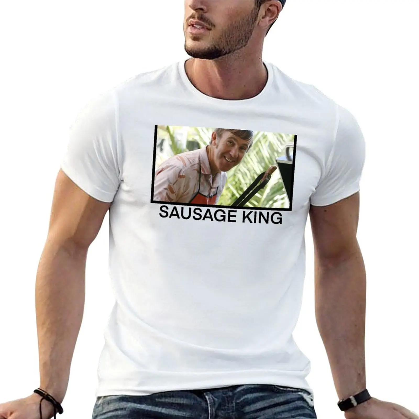 KATH AND KIM KEL KNIGHT SAUSAGE KING T-Shirt Quick Dry Travel T-Shirt