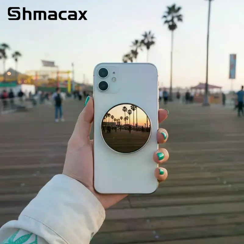 For Magnetic Convex Mirror Smartphone Beauty Mirror For StreamingSelfie
