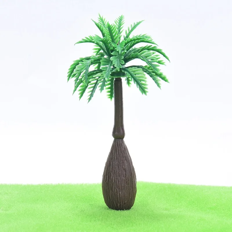 45/55/65/75/135/170mm Miniature Coconut Palm Trees for Diorama, Architectural Models, Tropical Beach Scenes DIY Landscape Craft