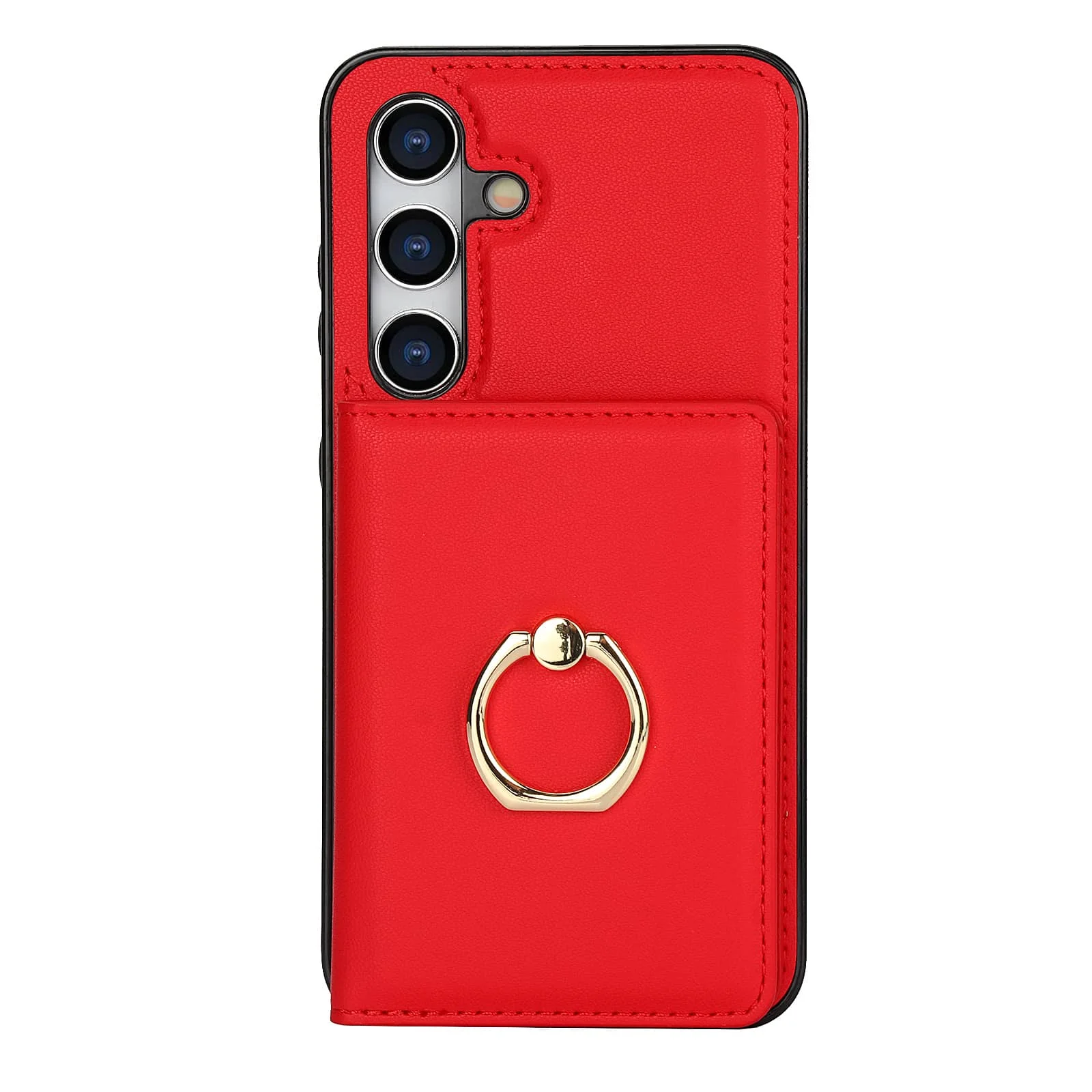 Portemonnee-etui met kaarthouder, 360° ° Rotatie Ring Kickstand Magnetische sluiting voor Samsung Galaxy A55/A35/A25/A12/A15/A54/A14/A73/A53