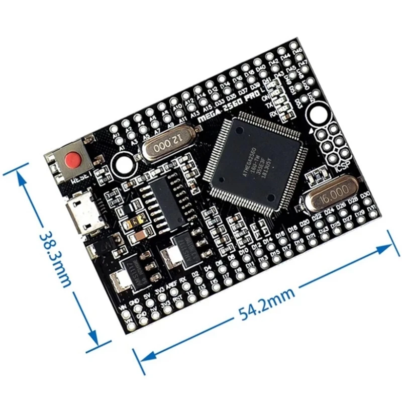 Mega 2560 Pro Mini 5V (Insluiting) Ch 340G Atmega2560-16AU Met Mannelijke Pinheaders Ontwikkelingsraad Voor Arduino Mega