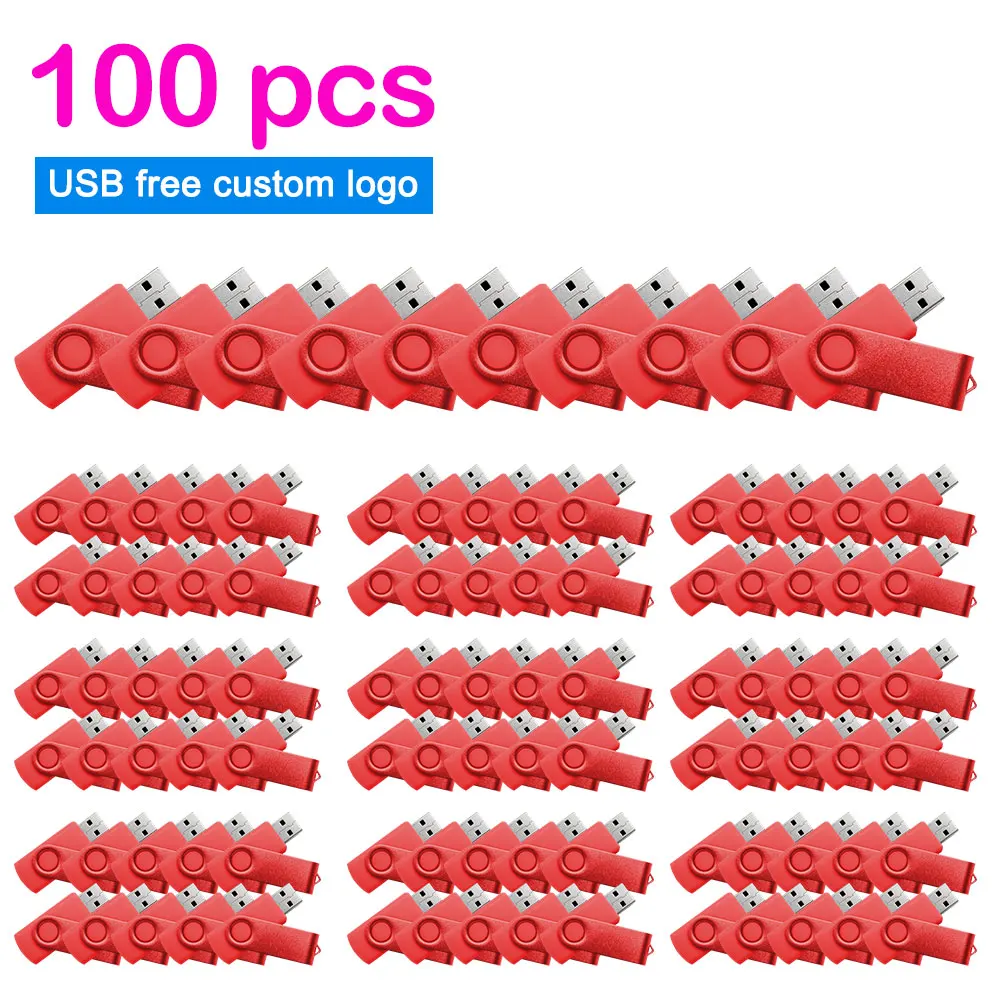 Бесплатная индивидуальная персонализация: флеш-накопители USB 2.0 (100 шт.) — 256 МБ, 512 МБ, 1 ГБ, 2 ГБ, 4 ГБ, 8 ГБ, 16