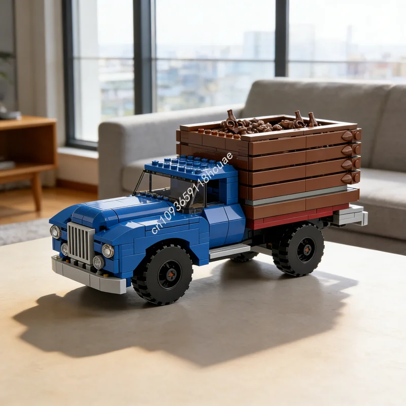 

351pcs MOC BTTF Chevroleteed Advance The Manure City Champions Model Building Toy Christmas Gift Blocks Architecture Idea