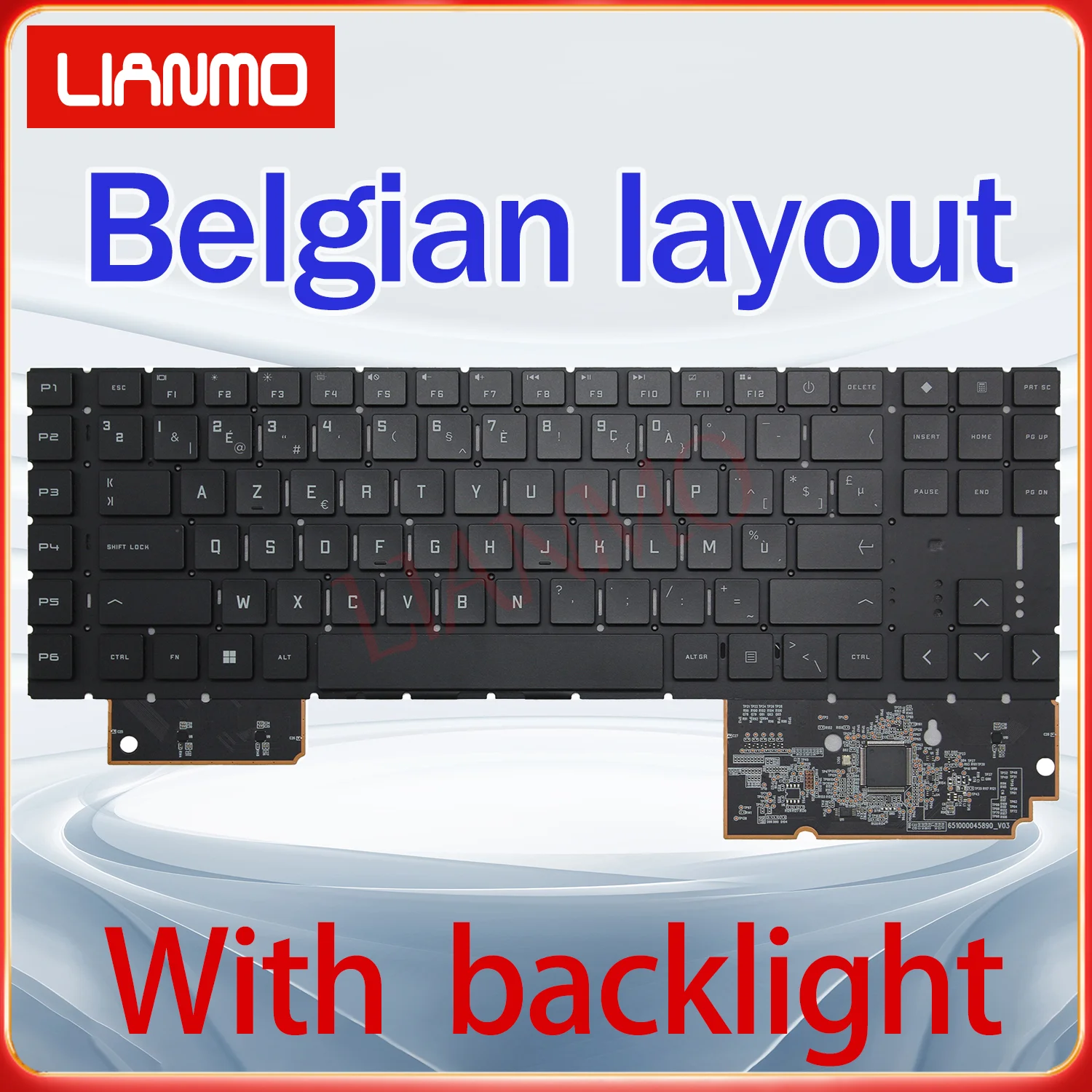 Arabic/Belgian/Canadian French/Spanish/Greece/UK layout for HP TPN-Q266 Omen 7/8 PLUS 17-CK1001/1002 17-CM backlight keyboard
