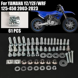 For YAMAHA YZ 85 125 250 450 YZ250F YZ450F 250FX 450FX WR250F WR450F YZ125 YZ250 Motorcycles Fairing Fender Screw Bolt Kit Set
