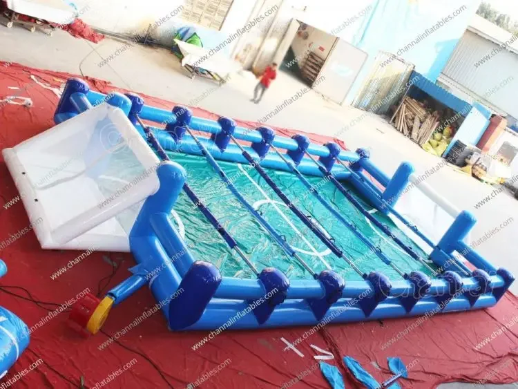 New Design Inflatable Human Table Football Sports Game Fences Commercial Foosball Table Soccer Games for Adults Sport Events view 3