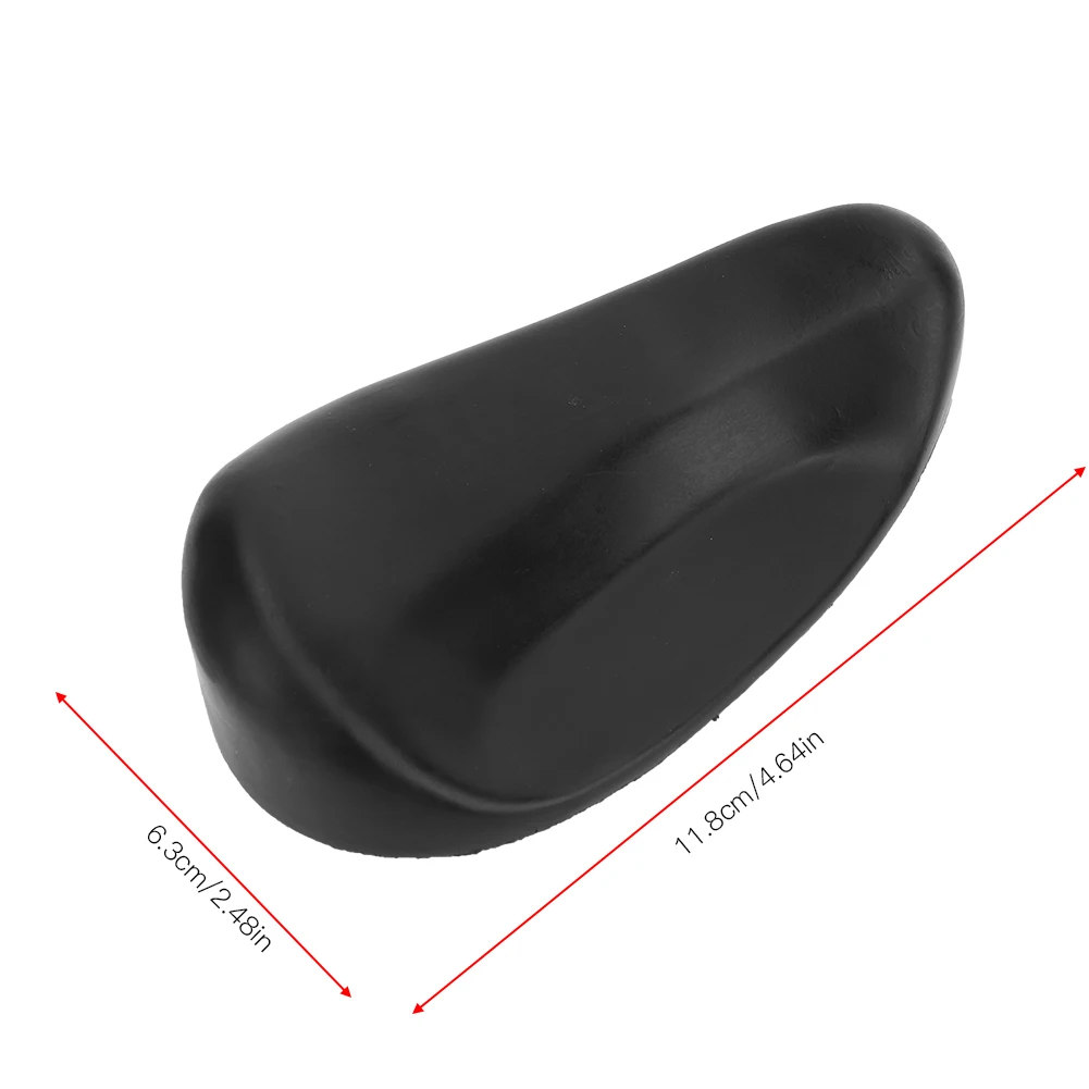 Black TPU Violin Shoulder Rest Pad Soft Musical Instruments Parts With 2 Fixed Suckers