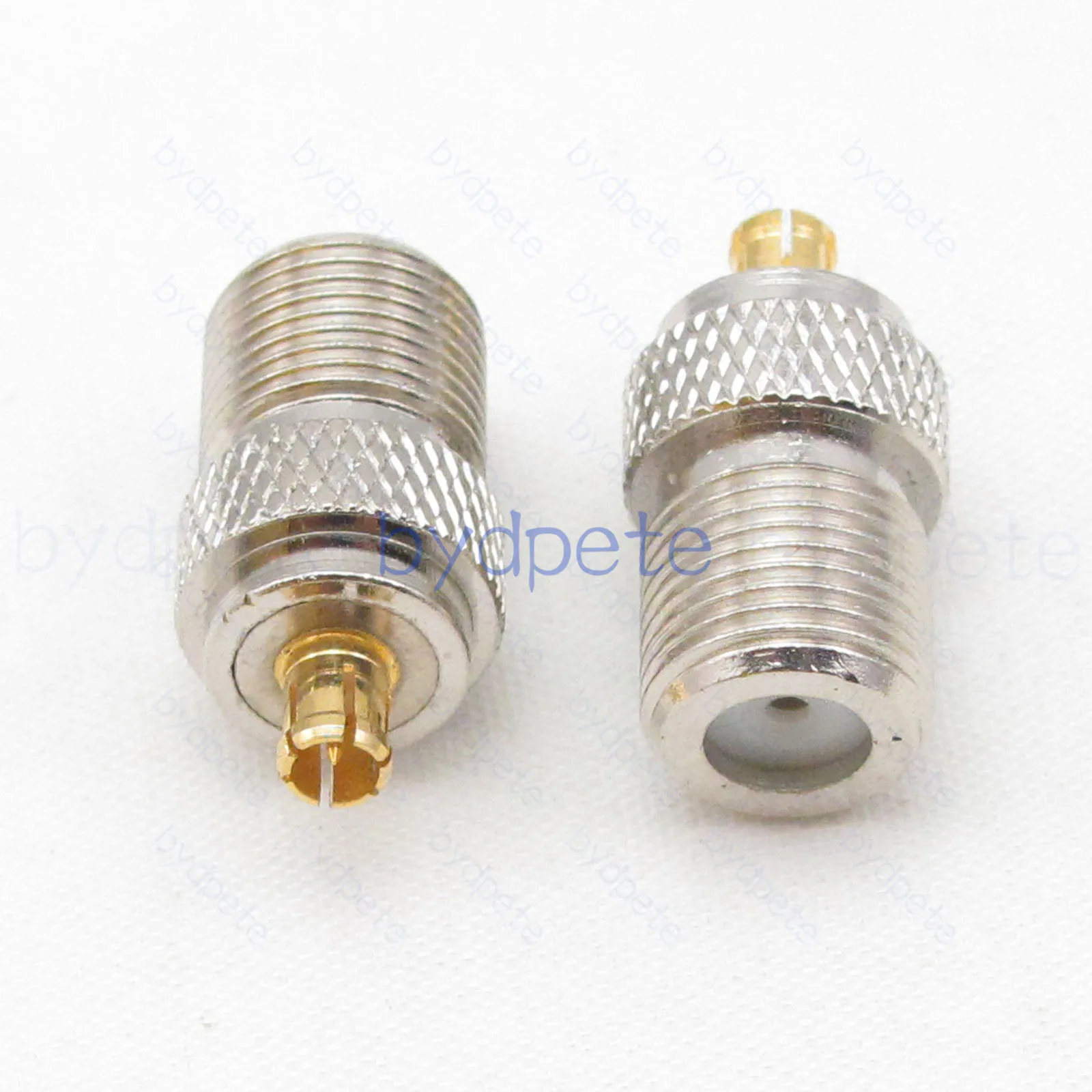 

MCX Male Plug to F Female Jack Straight Connector Adapter RF 50ohm bydpete Tanger