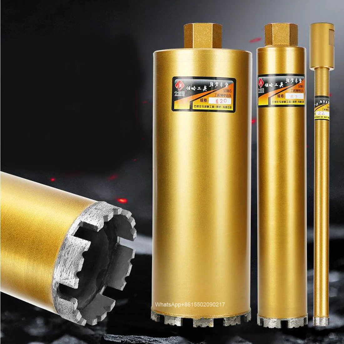 Long service life Efficient diamond coring bit for drilling concrete stone rhinestone drill bit concrete hole saw